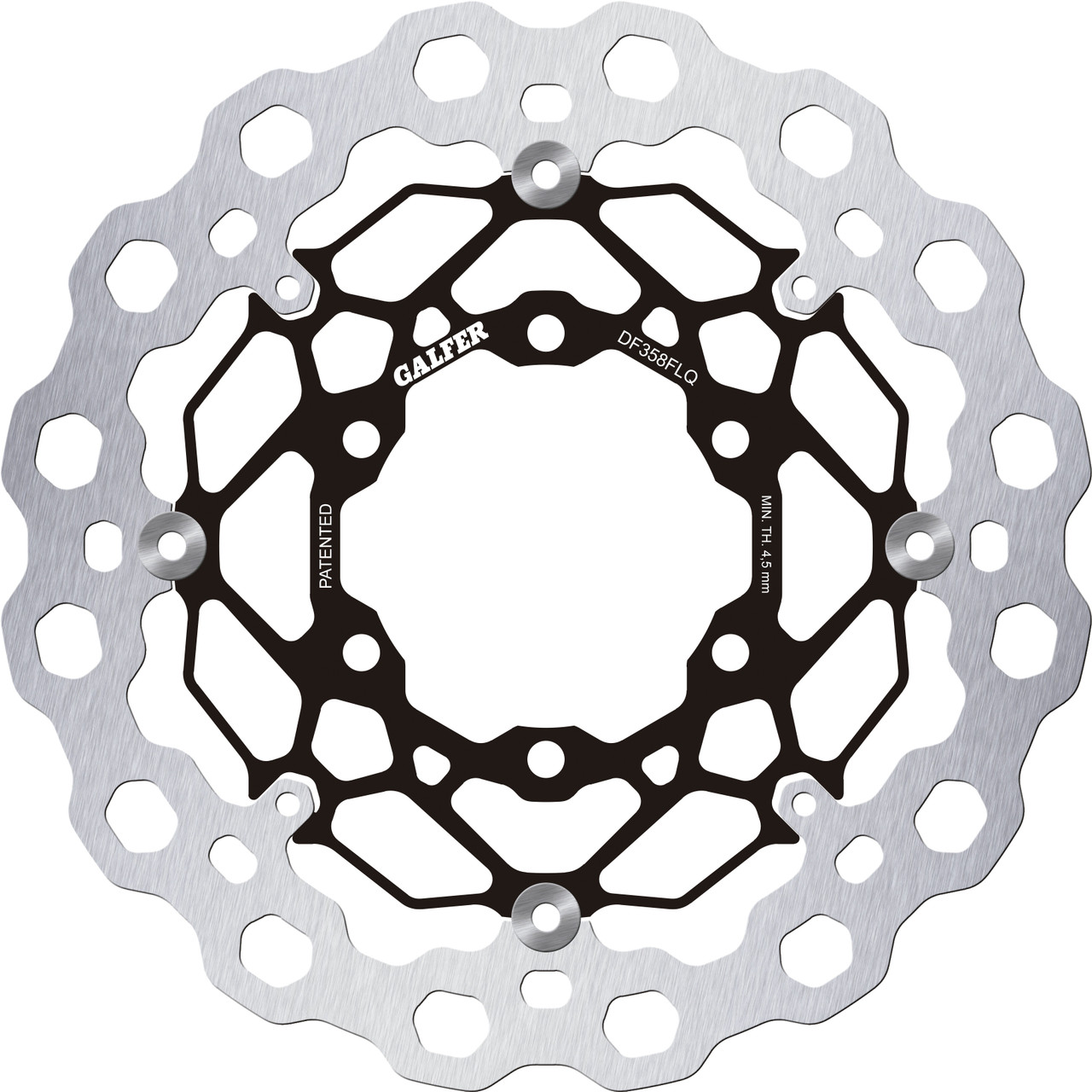 GALFER Floating Front Cubiq Brake Rotor, 17-3908