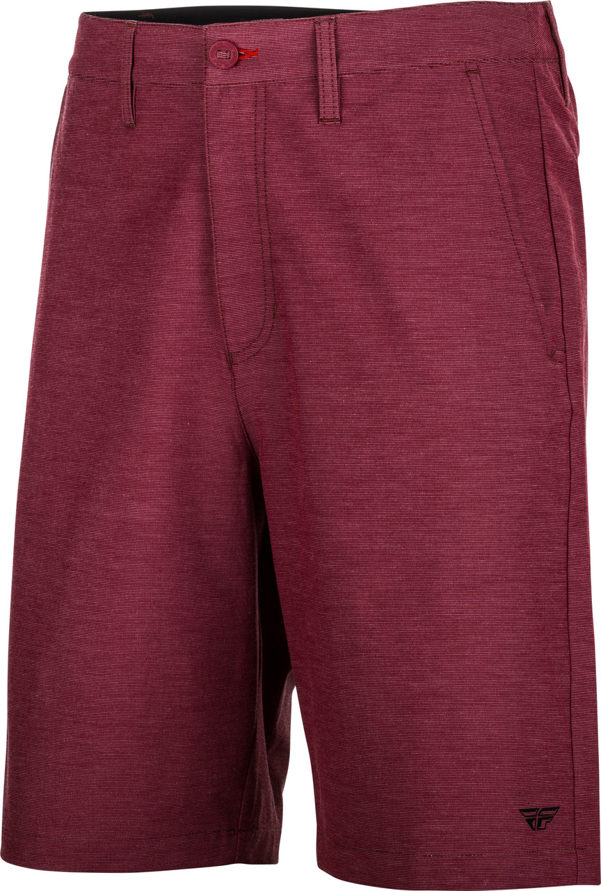 Fly Racing Fly Pilot Shorts Burgundy Sz 32, 353-31232
