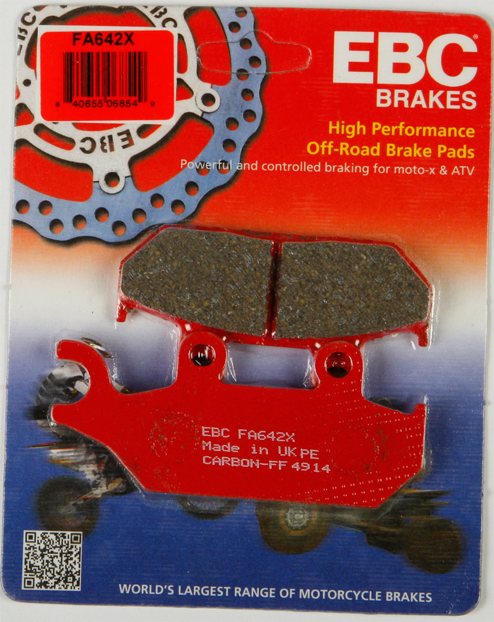 Ebc New Standard Brake Pads, 15-642X