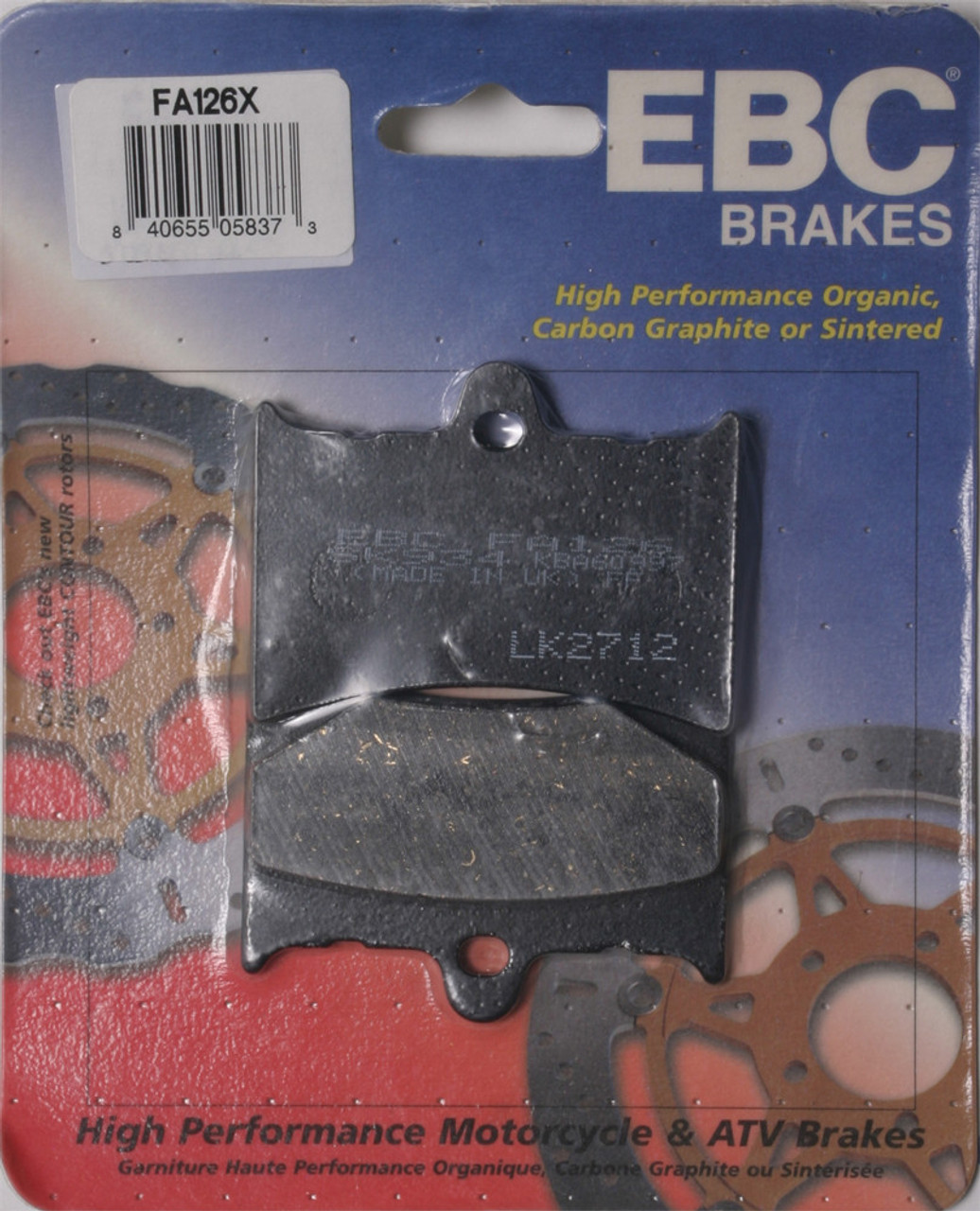Ebc New Standard Brake Pads, 15-126X