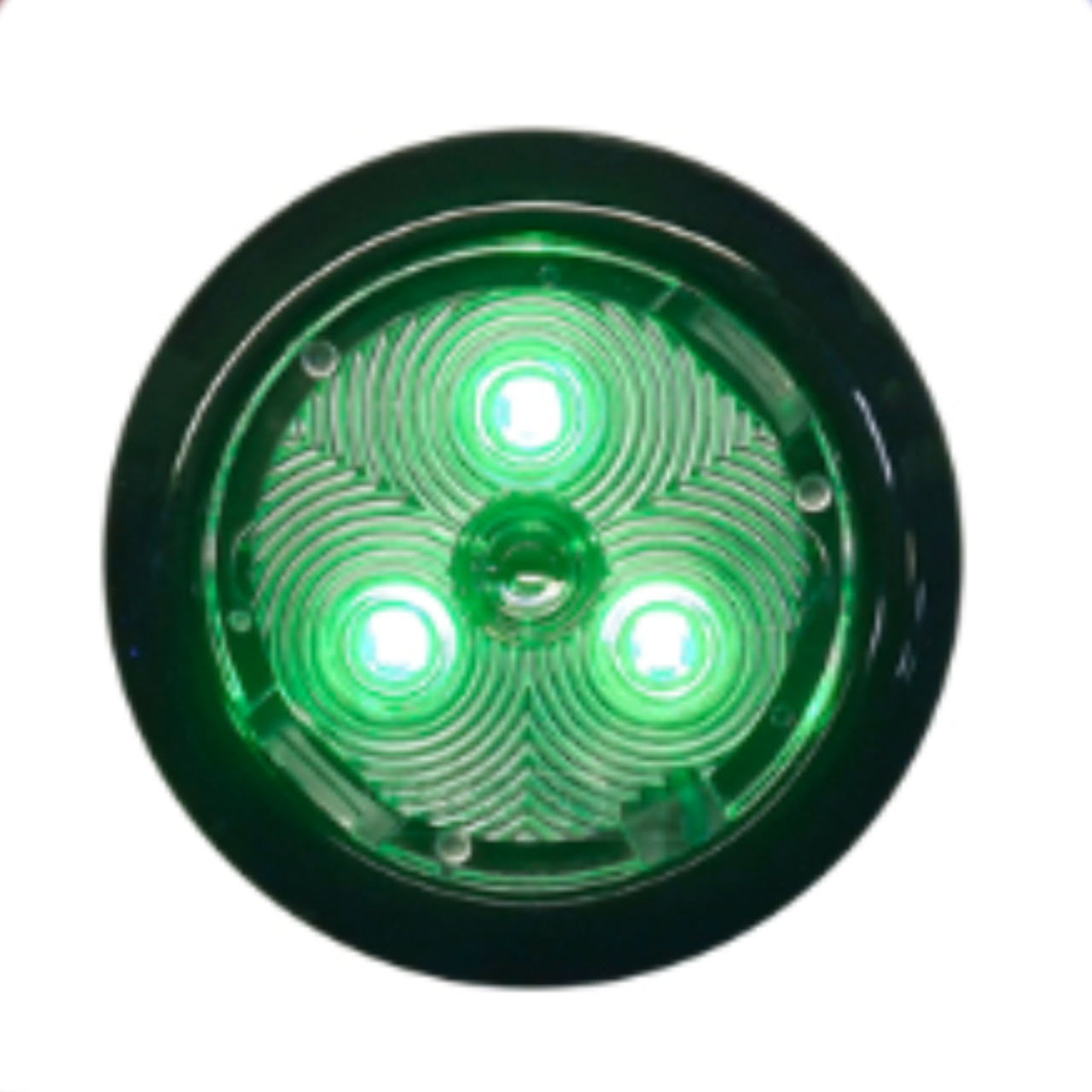 Tecniq New OEM Silho-X 2.75" Round Green Light White Trim Ring, E13-GW10-1