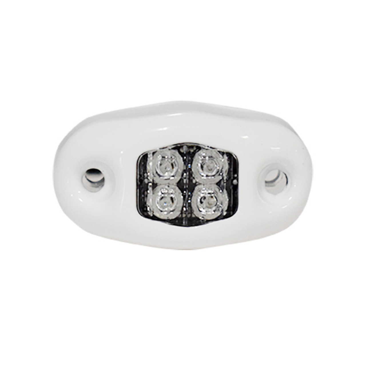Tecniq OEM Dragon Light Oval Body White Flood - 9" Wire, D14-W00F-1