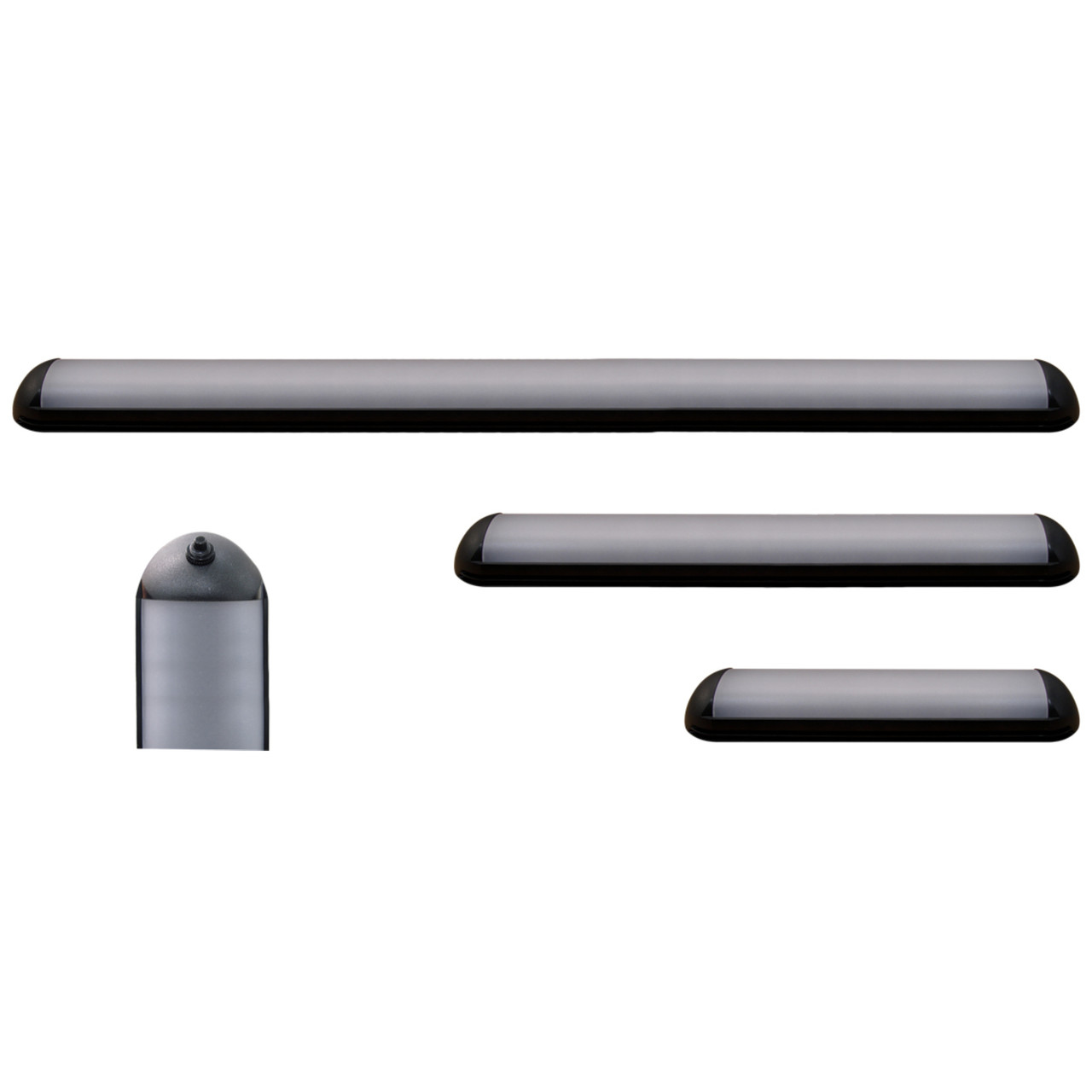 Tecniq OEM Linear LED SM Light Neutral White Black Body 18W, E36-LB00-1