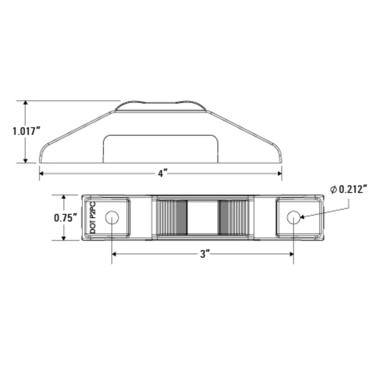 Tecniq New OEM Amber PC Sidemarker W/Amber Lens, S36-AA20-1