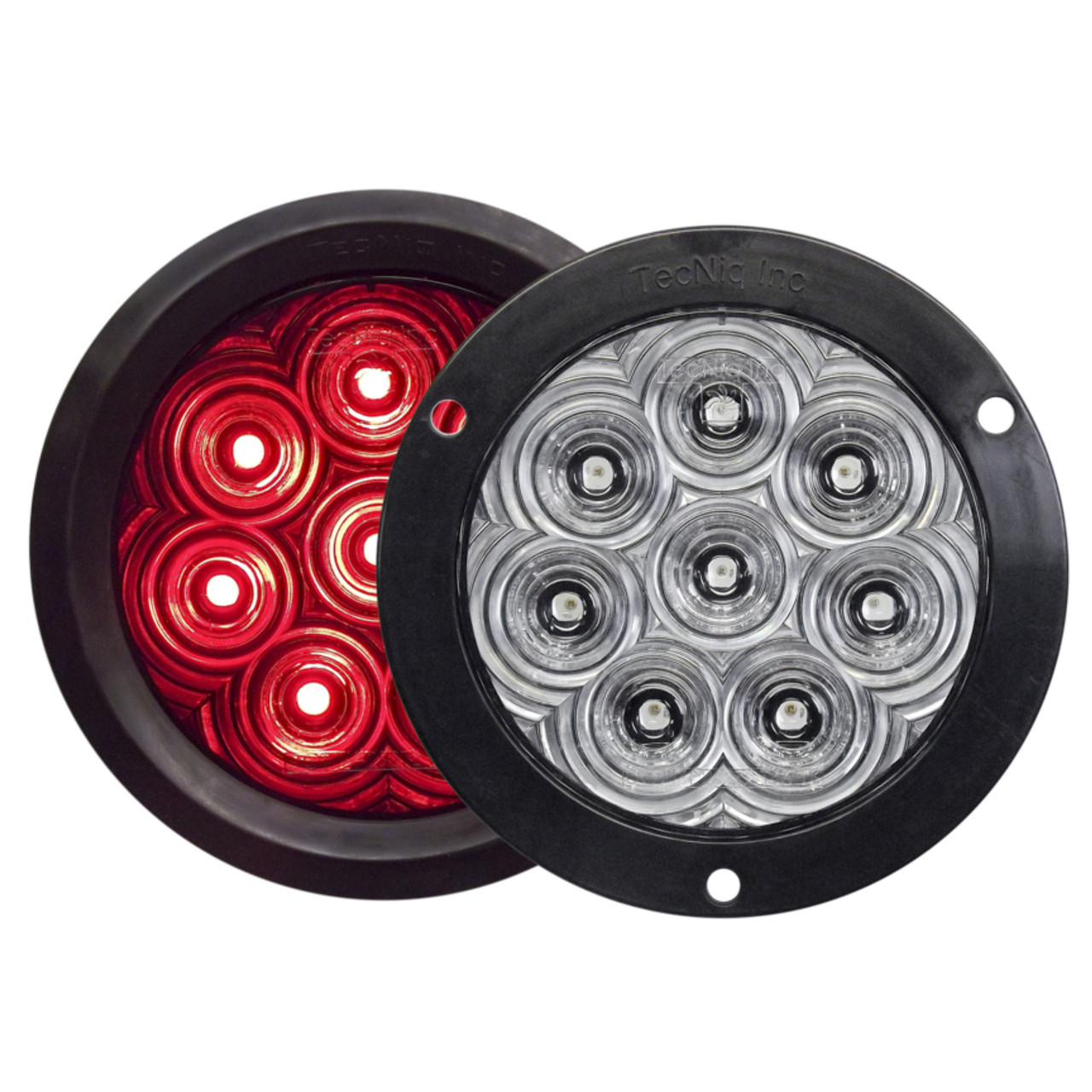 Tecniq OEM Hi Visibility 4" Round STT Clear Lens Grommet Mount Amp, T46-RC0A-1