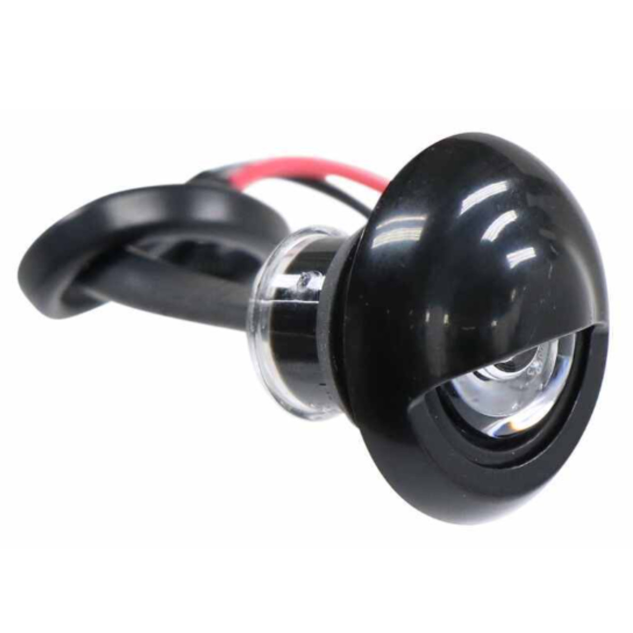 Tecniq New OEM Red Grommet Mounted Light W/Black Cover, E34-RB00-1