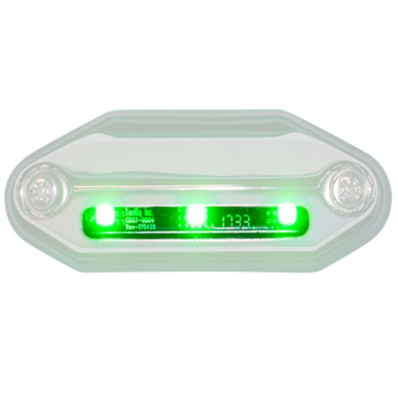 Tecniq New OEM Green 45 Degree Accent Lamp/Light Body, D07-G450-1