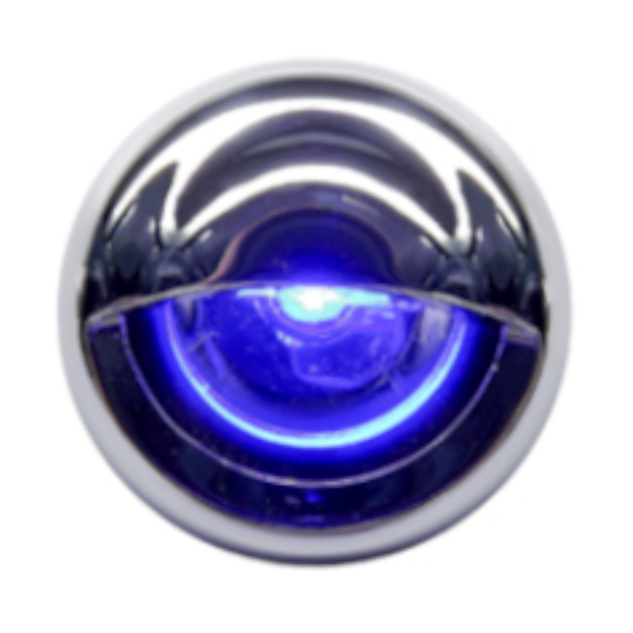 Tecniq New OEM Blue Grommet Mounted Light W/Chrome Cover, E34-BC00-1