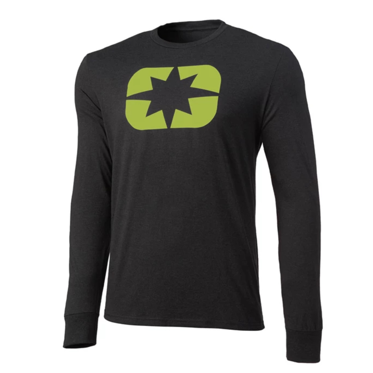 Polaris New OEM Men's Small Lime Icon Long Sleeve Shirt, 283308302