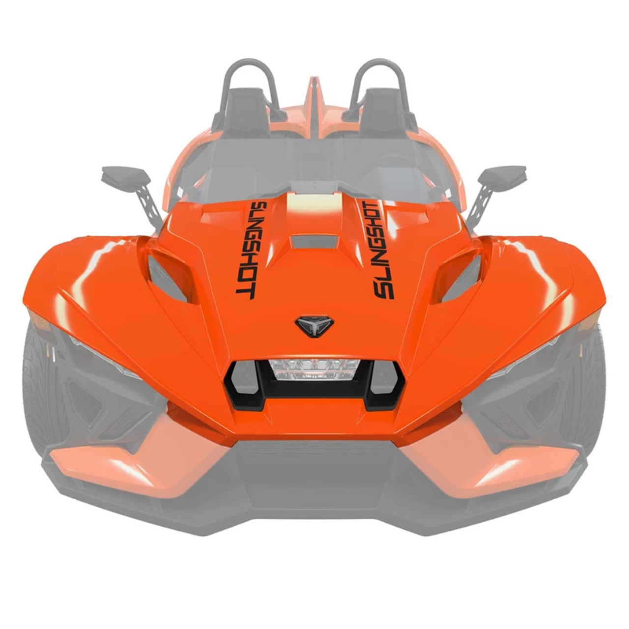 Polaris New OEM Volt Orange Slingshot Vented Sport Hood, 2889432-881