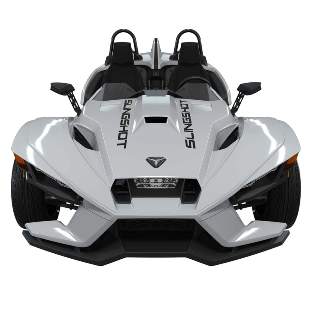 Polaris New OEM White Lightning Slingshot Vented Sport Hood, 2889432-599
