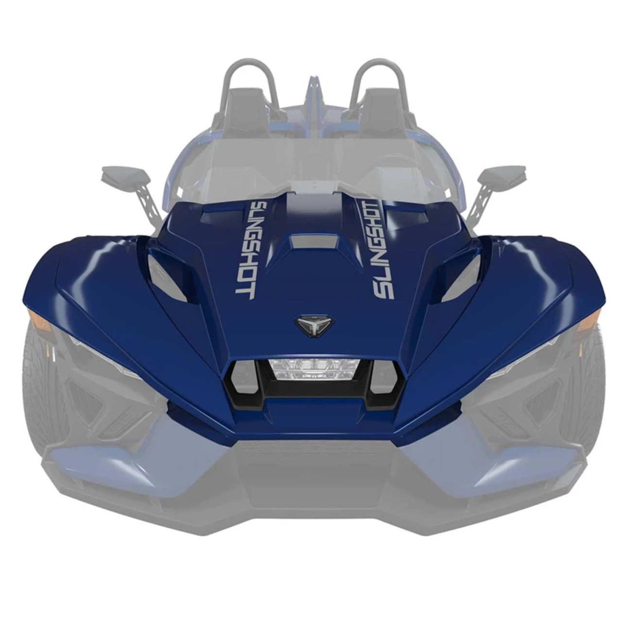 Polaris New OEM Ultra Blue Slingshot Vented Sport Hood, 2889432-751