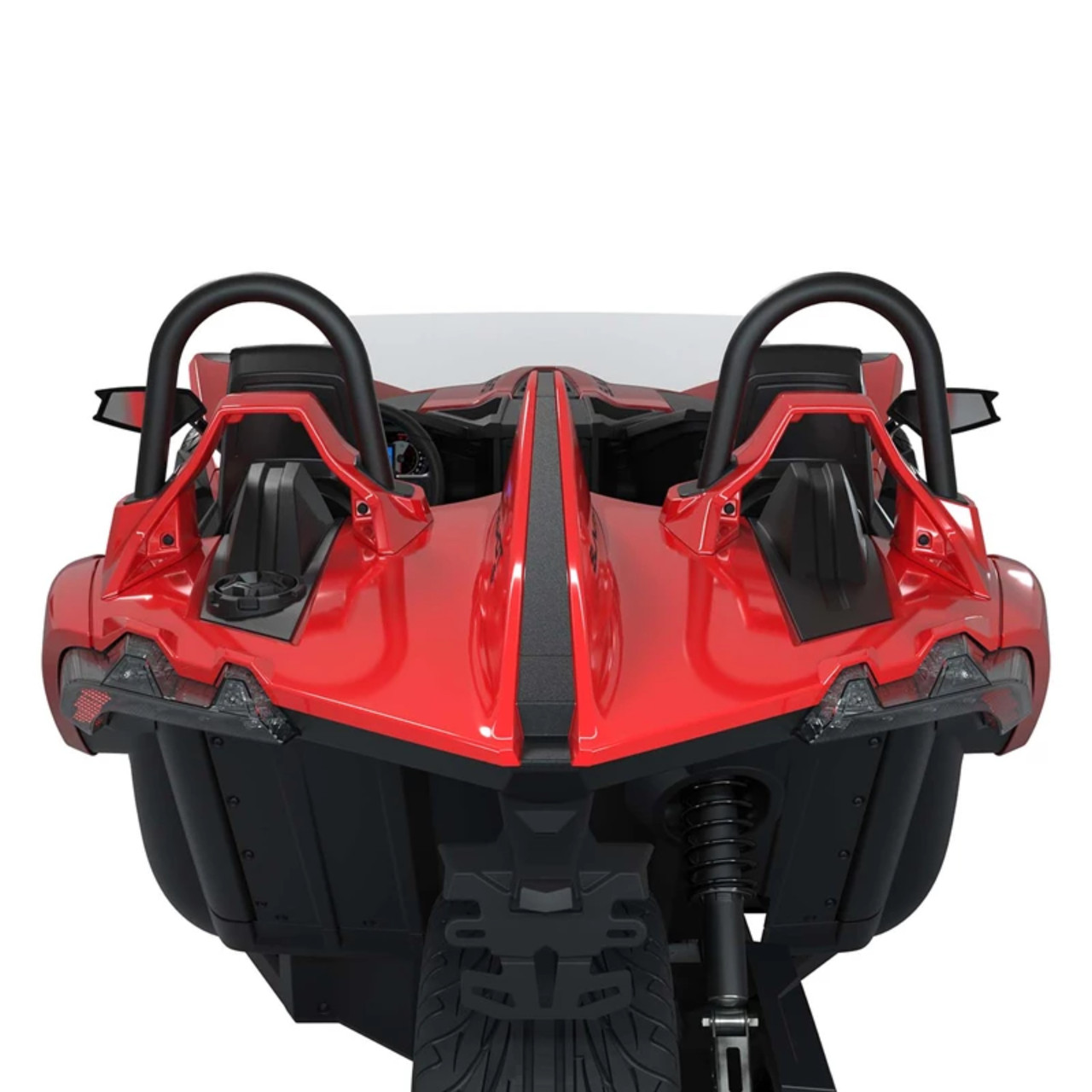 Polaris New OEM Slingshot Red Painted Lower Hoop Accent Kit, 2882419-292