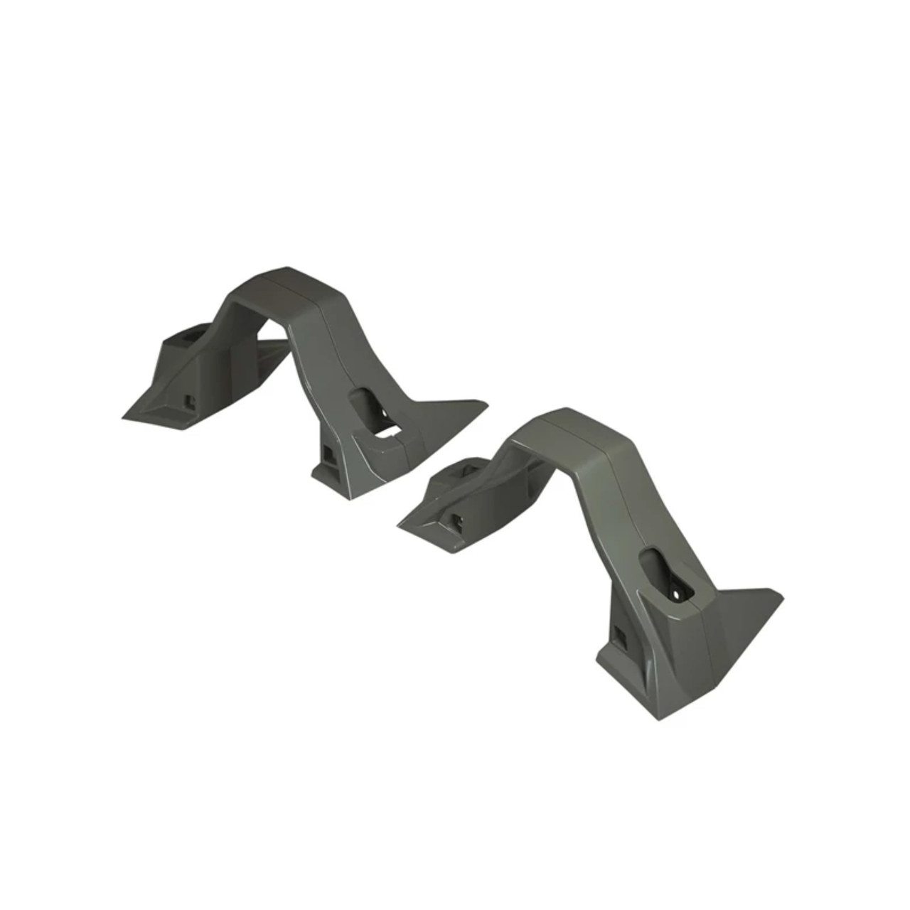 Polaris New OEM Quartz Gray Painted Lower Hoop Accent Kit, 2882419-875