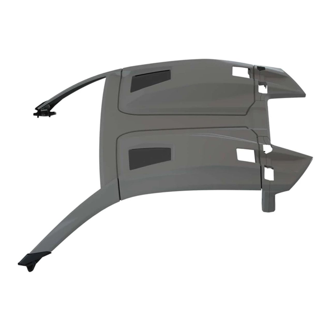 Polaris New OEM Ghost Gray Fiberglass Slingshot Slingshade, 2889831-728