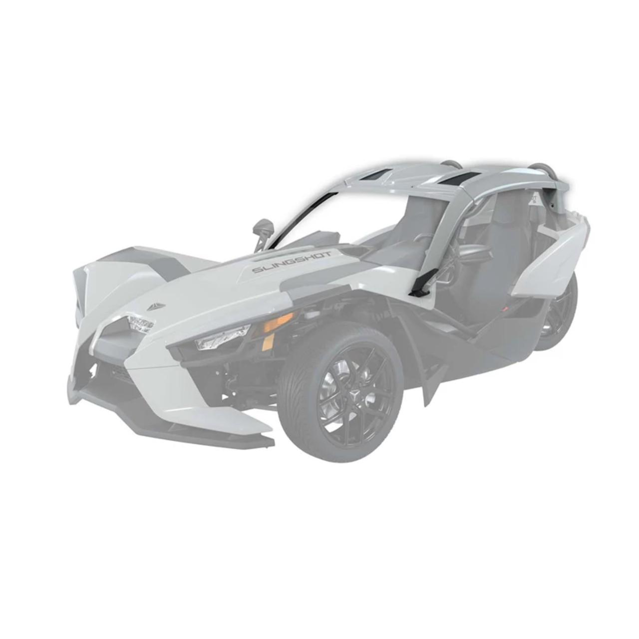 Polaris New OEM Ghost Gray Fiberglass Slingshot Slingshade, 2889831728