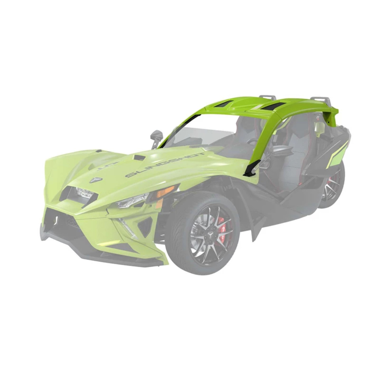 Polaris New OEM Liquid Lime Fiberglass Slingshot Slingshade, 2889831-772