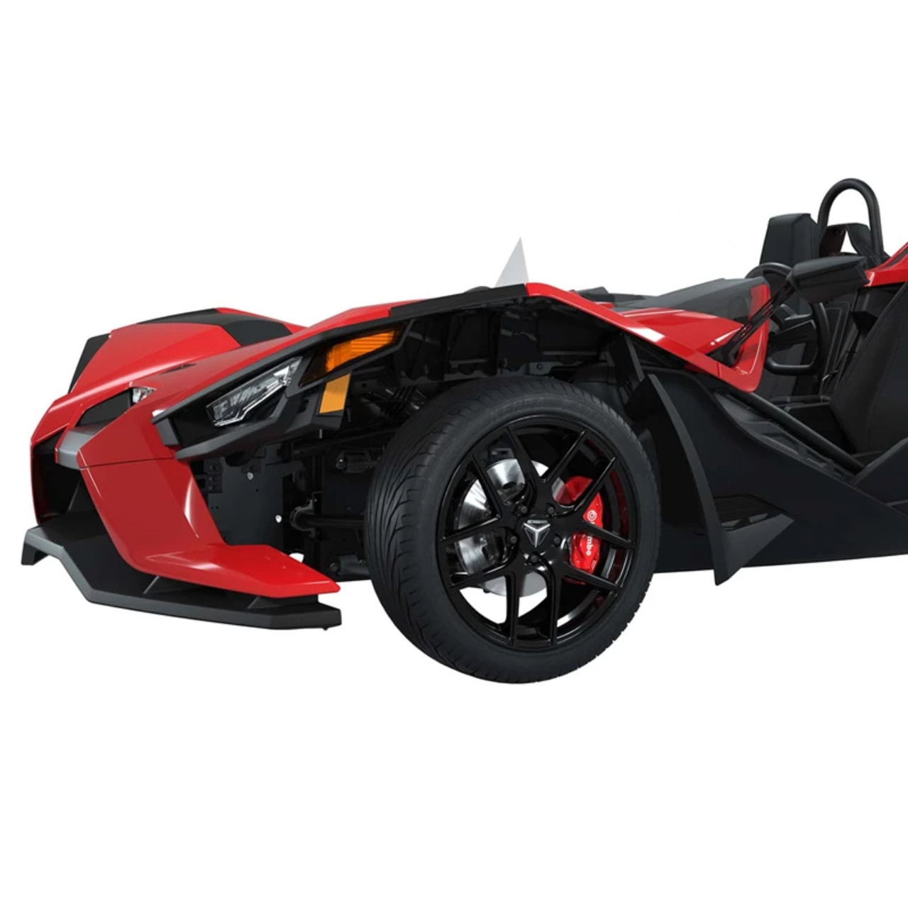 Polaris OEM Slingshot Brembo Brake Kit, Slingshot Red, 2889635-890