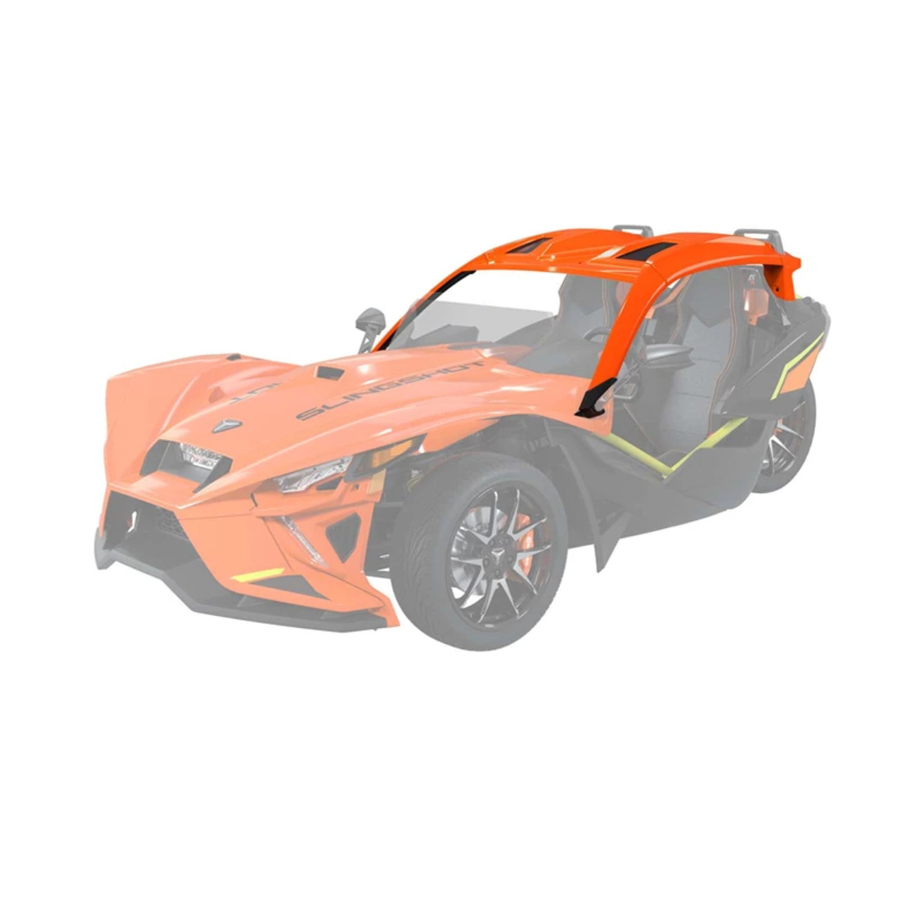 Polaris New OEM Slingshot Orange Fiberglass Slingshot Slingshade, 2889831-881