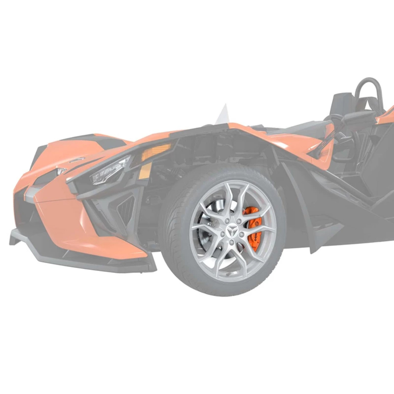 Polaris New OEM Brembo Brake Kit Volt Orange, Slingshot, 2889635-891