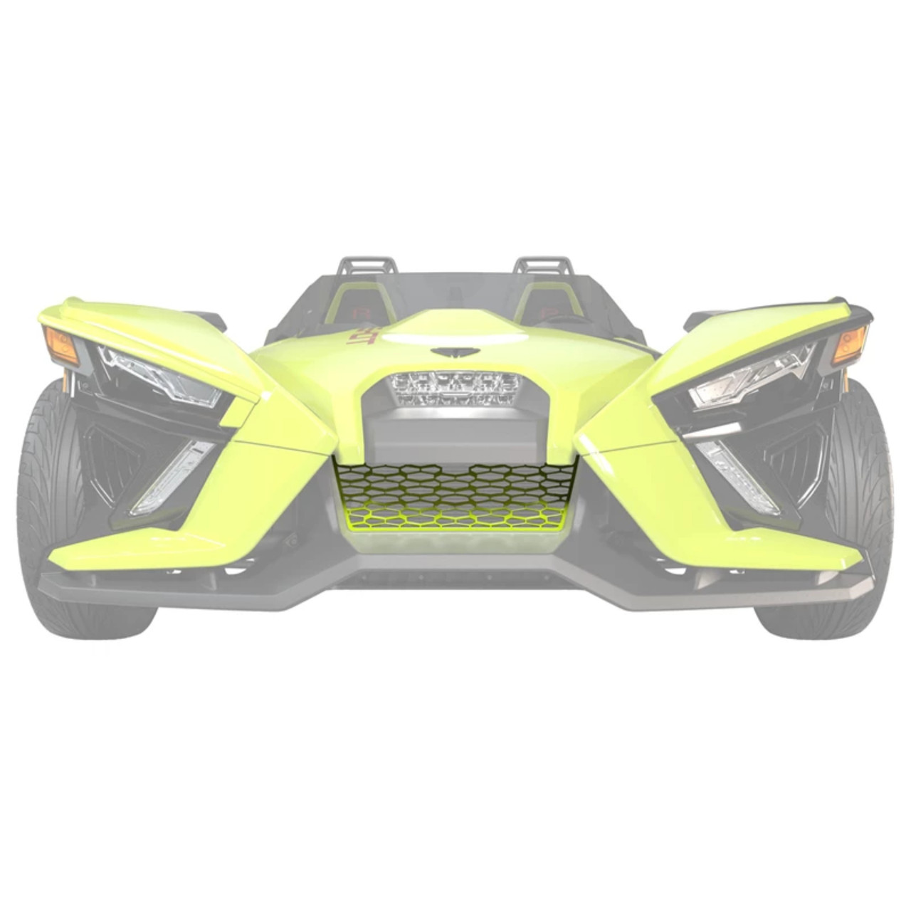Polaris New OEM Painted Front Grille Lifted Lime Pearl, Slingshot, 2884148-810