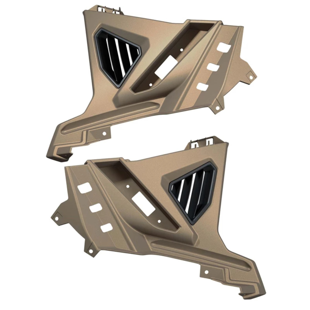 Polaris New OEM Painted Front Lower Accent Panel Deep Brass Smoke, 2884605-768
