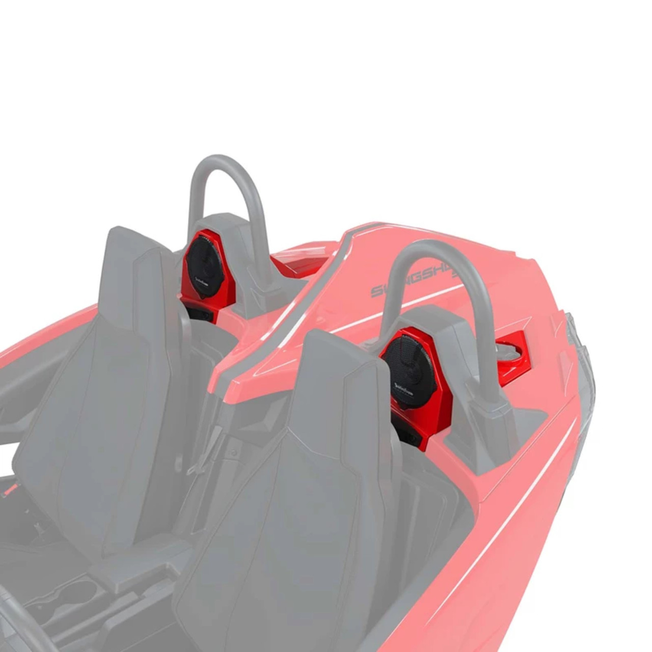 Polaris OEM Roll Hoop Audio Kit by Rockford Fosgate®, Slingshot Red, 2889798-292