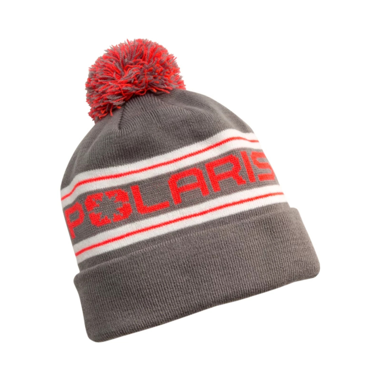 Polaris New OEM Youth Gray High Quality Switchback Beanie, 2862551