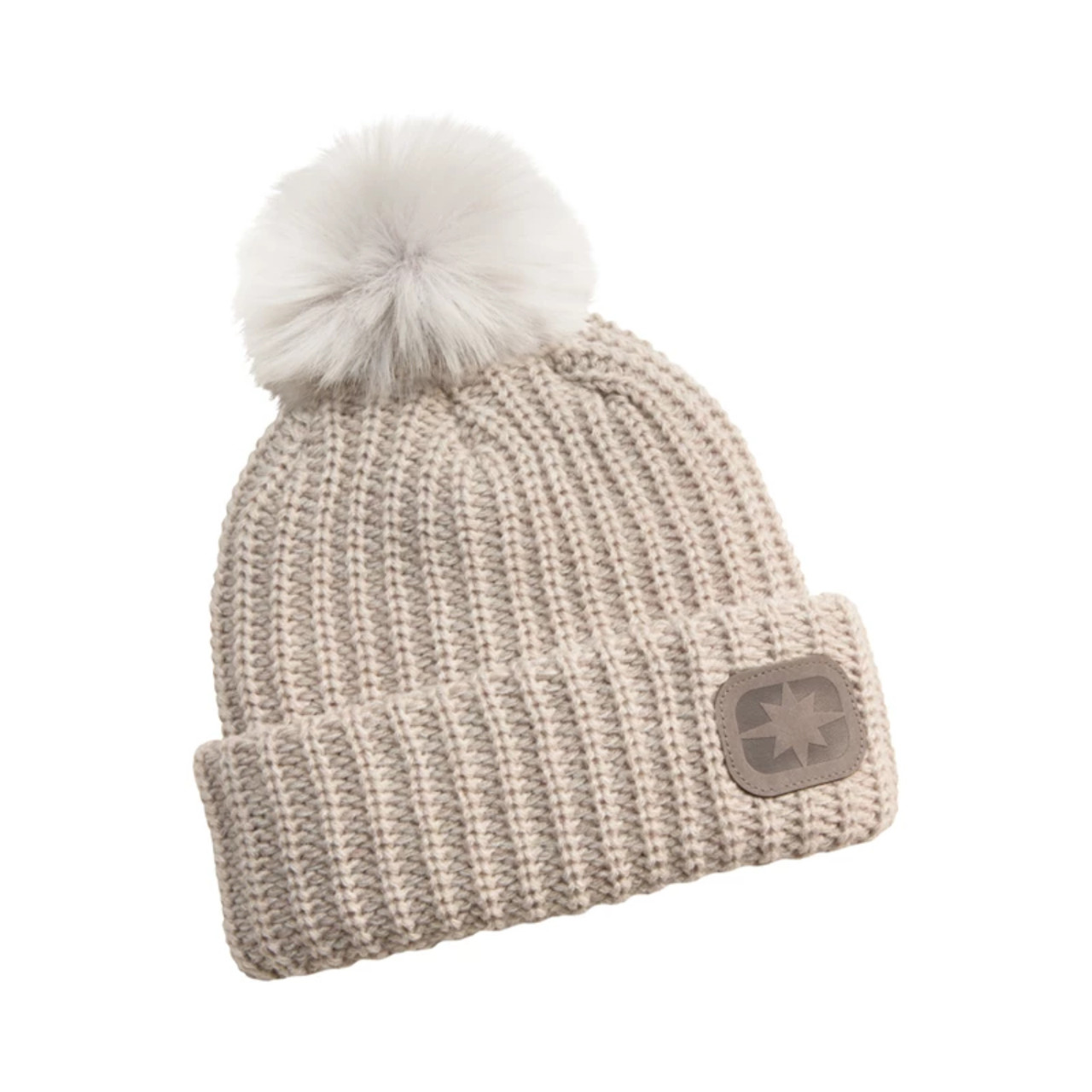 Polaris New OEM Women's Ash Polaris Switchback Pom Beanie, 2862534