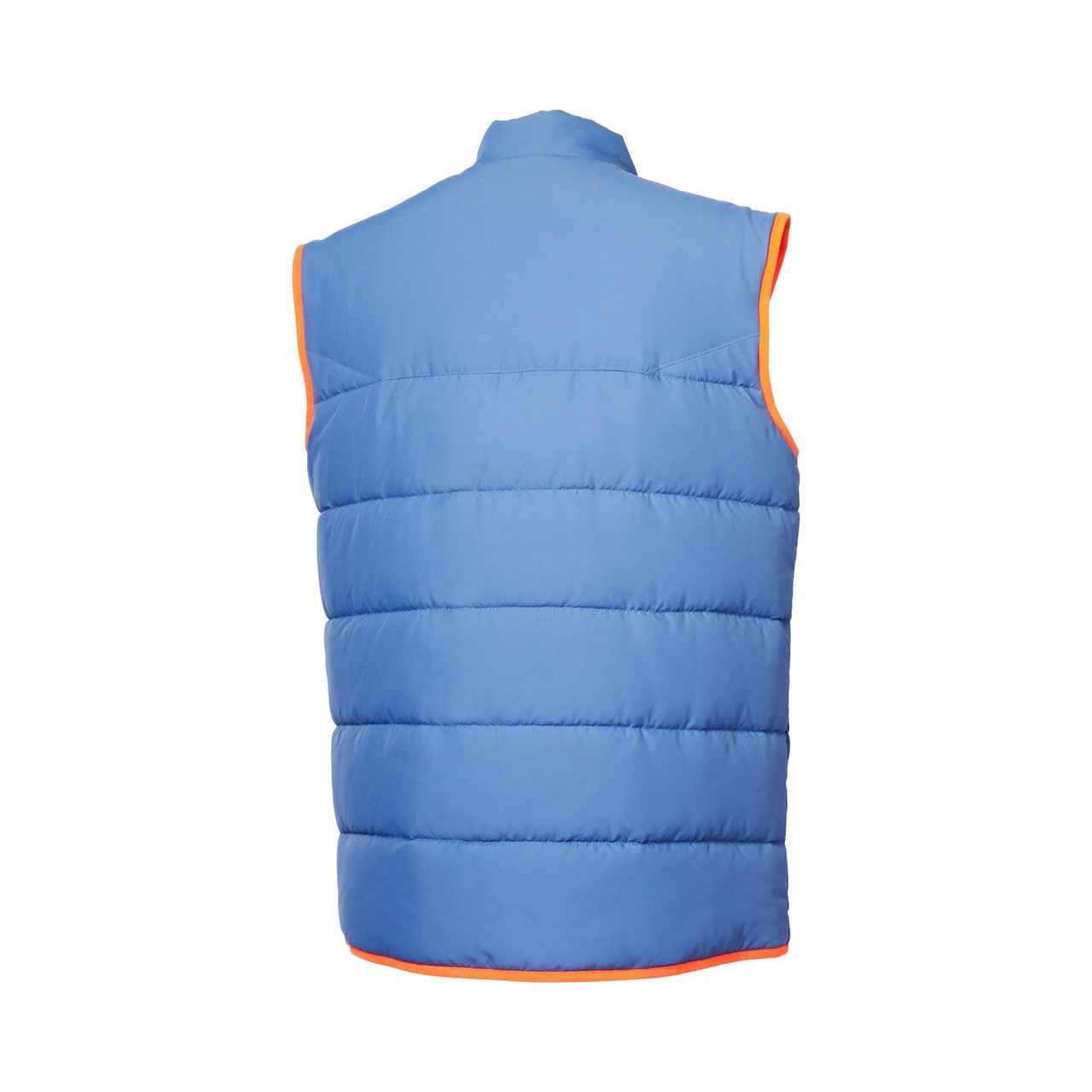 Polaris New OEM Blue/Orange Men's Reversible Windbreak Revolve Vest, 286256612