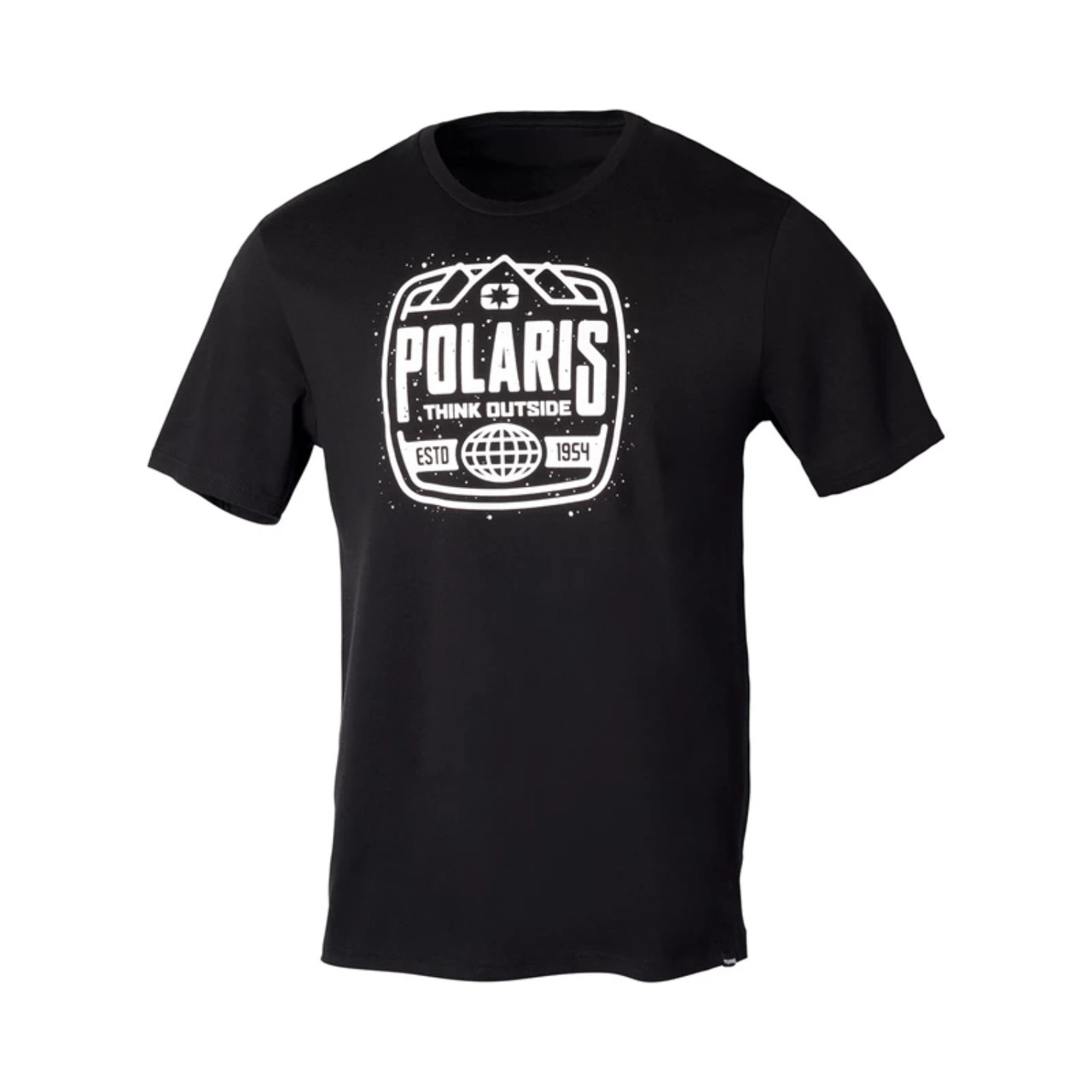 Polaris New OEM Men's Small Black Stamp Tee, 286249602