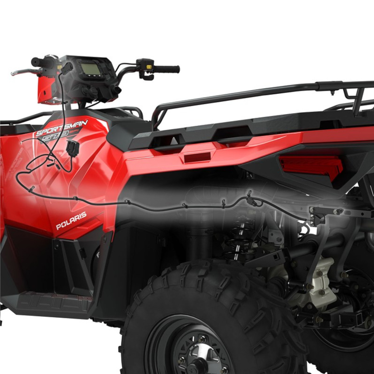 Polaris New OEM, Rear Power Harness, Easy Access, 2889070