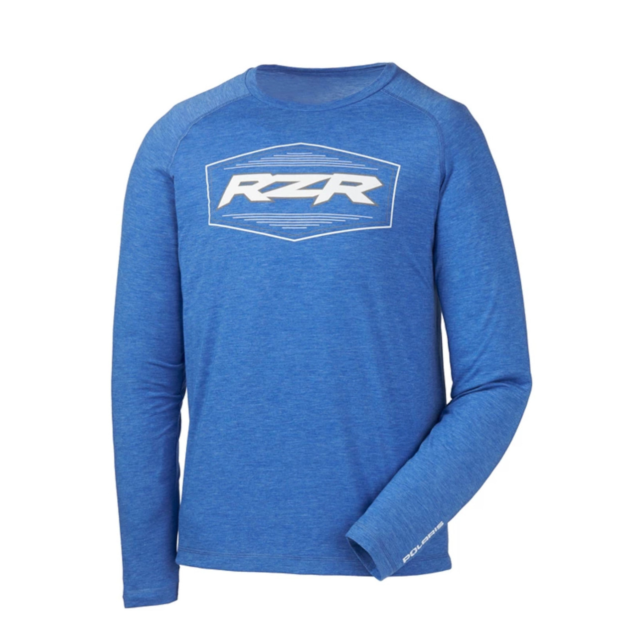 Polaris New OEM, Performance Long Sleeve Shirt, RZR Logo, Men's Large, 286193506