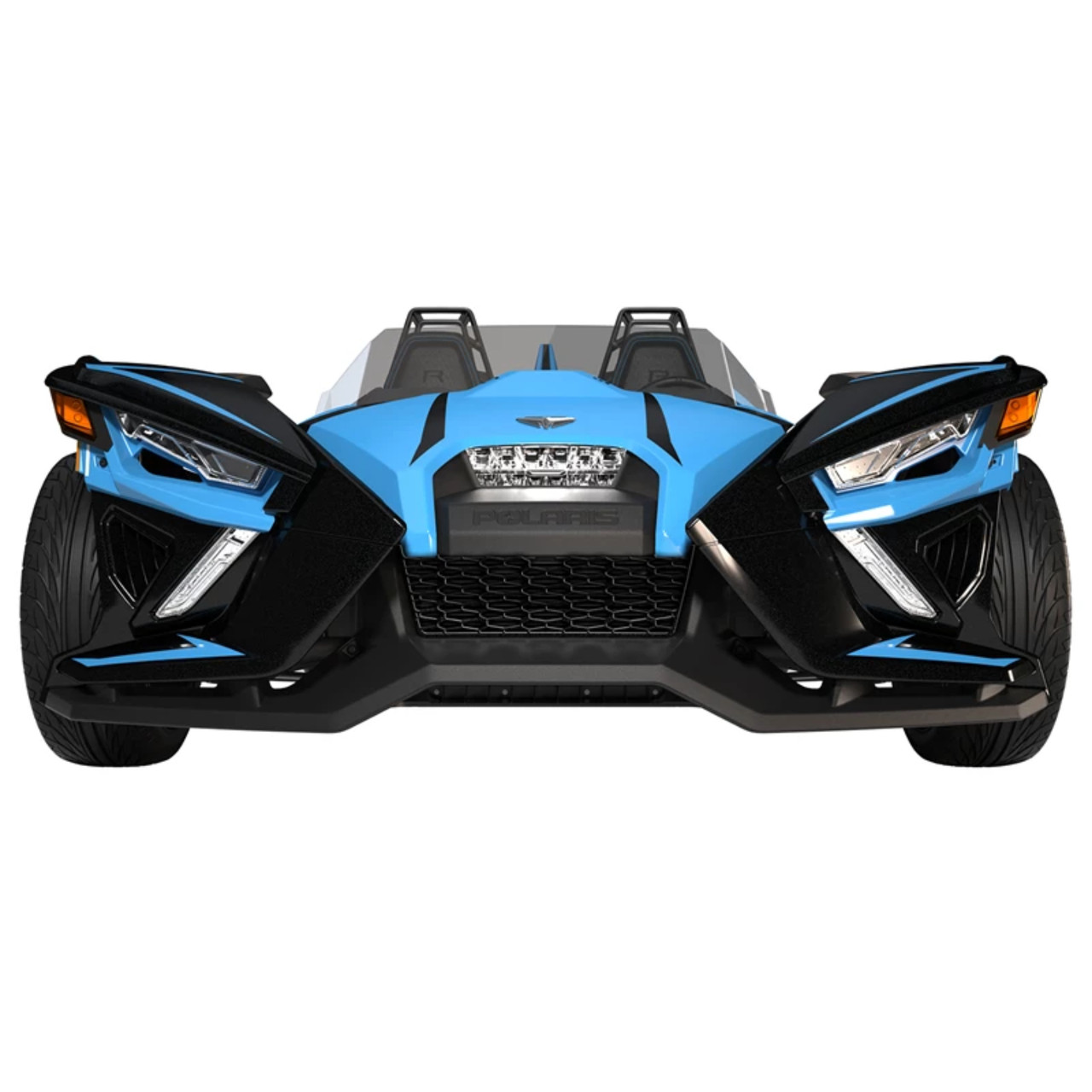 Polaris New OEM Painted Front Grille Black Pearl, Slingshot, 2884148-666