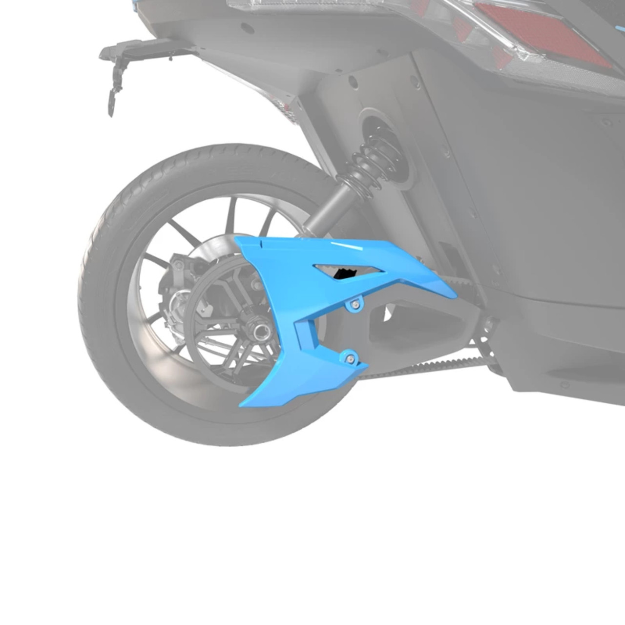Polaris OEM Slingshot Painted Belt Guard Cover Sky Blue, 2881740-737