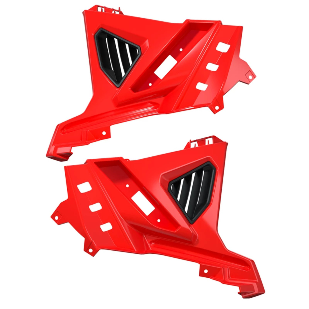 Polaris New OEM Painted Front Lower Accent Panel Red Pearl, 2884605-676