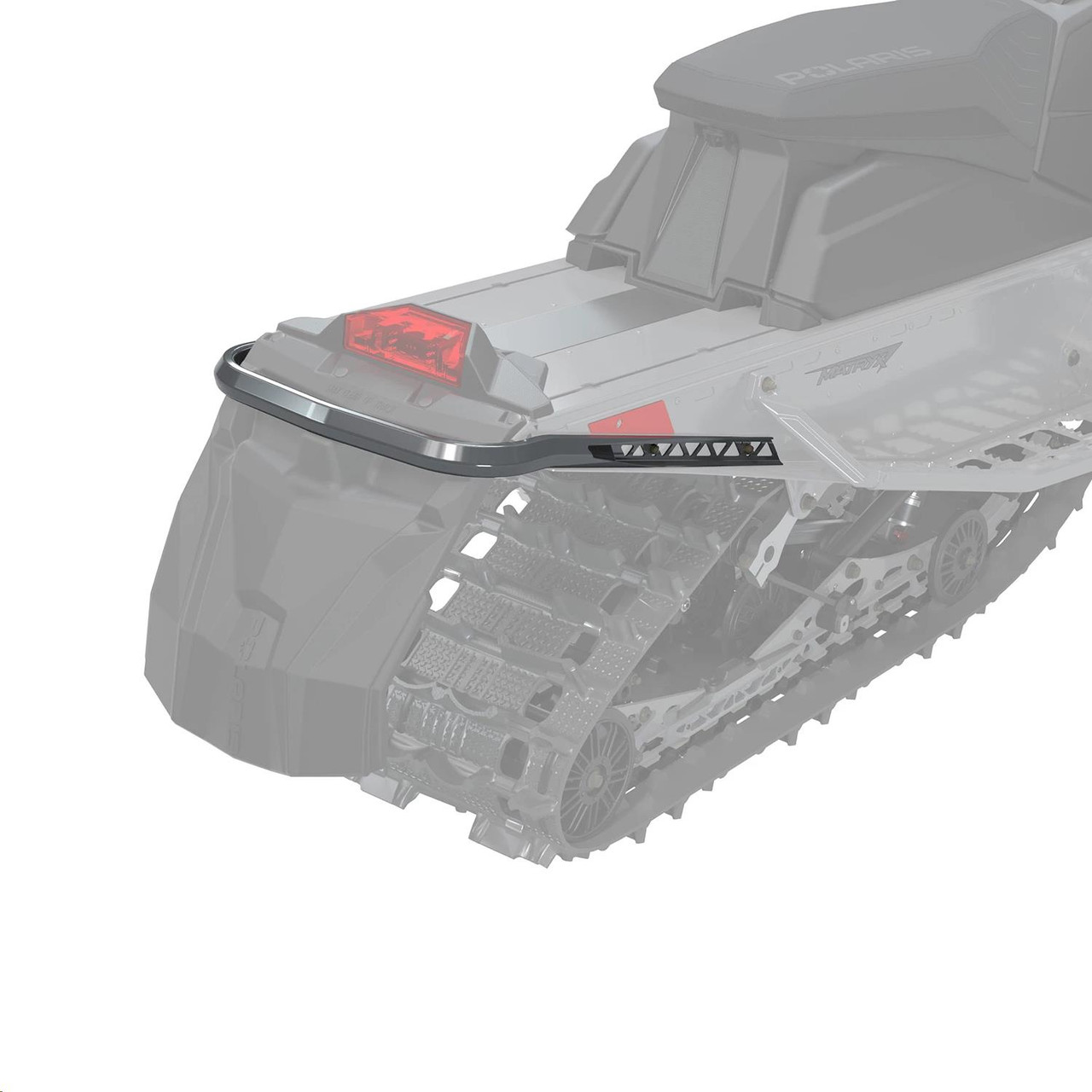 Polaris OEM K-Bumper Rear Tp/Co Stlth Gray, 2884257-804