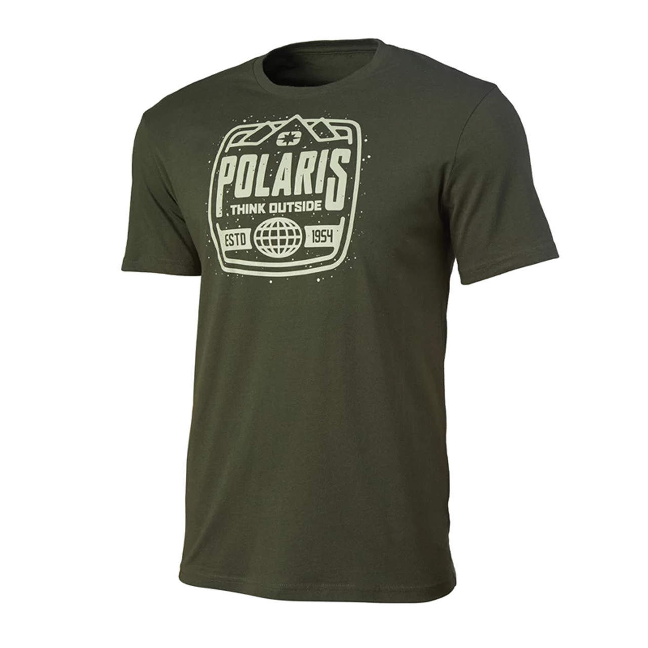 Polaris New OEM Men's 3X-Large Green Stamp Tee, 286156414