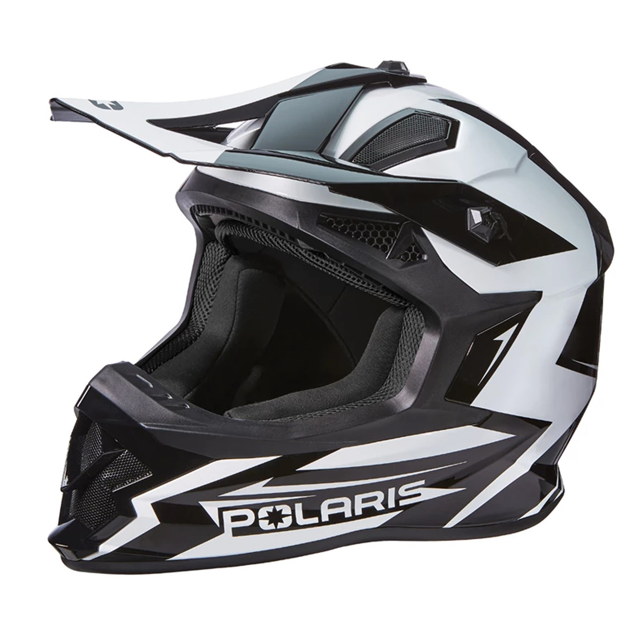 Polaris New OEM Unisex X-Small White/Black Tenacity 4.0 Helmet, 286156001