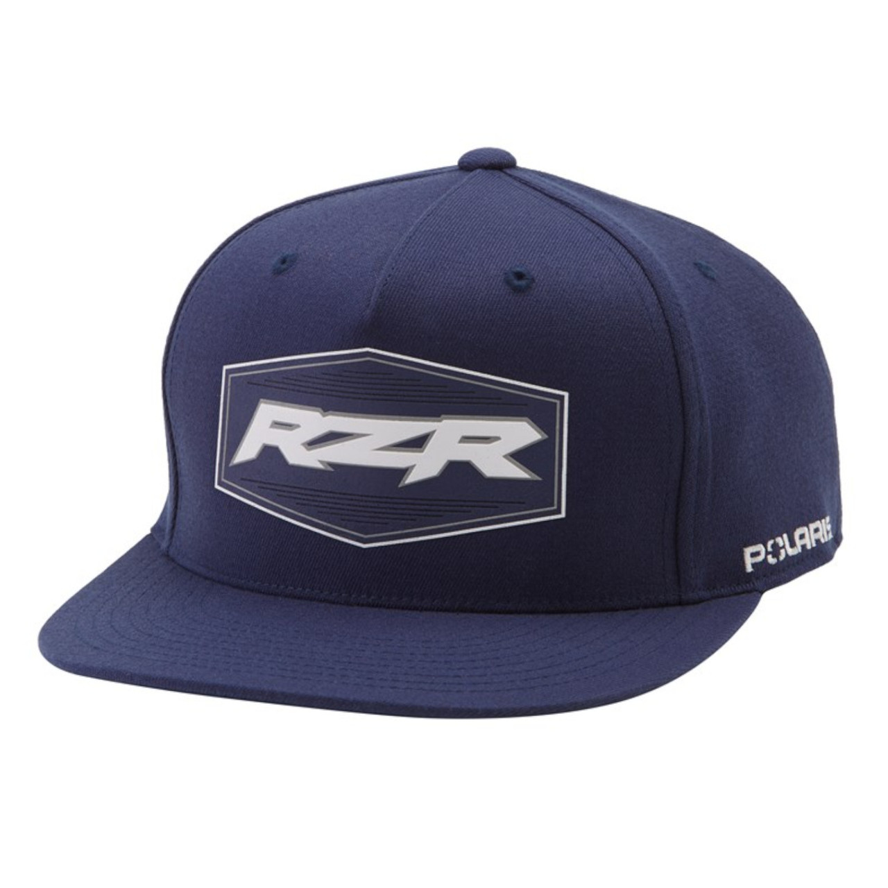 Polaris New OEM Men's Sweatband RZR Flatt Bill 6-Panel Flexfit Hat, 2861546