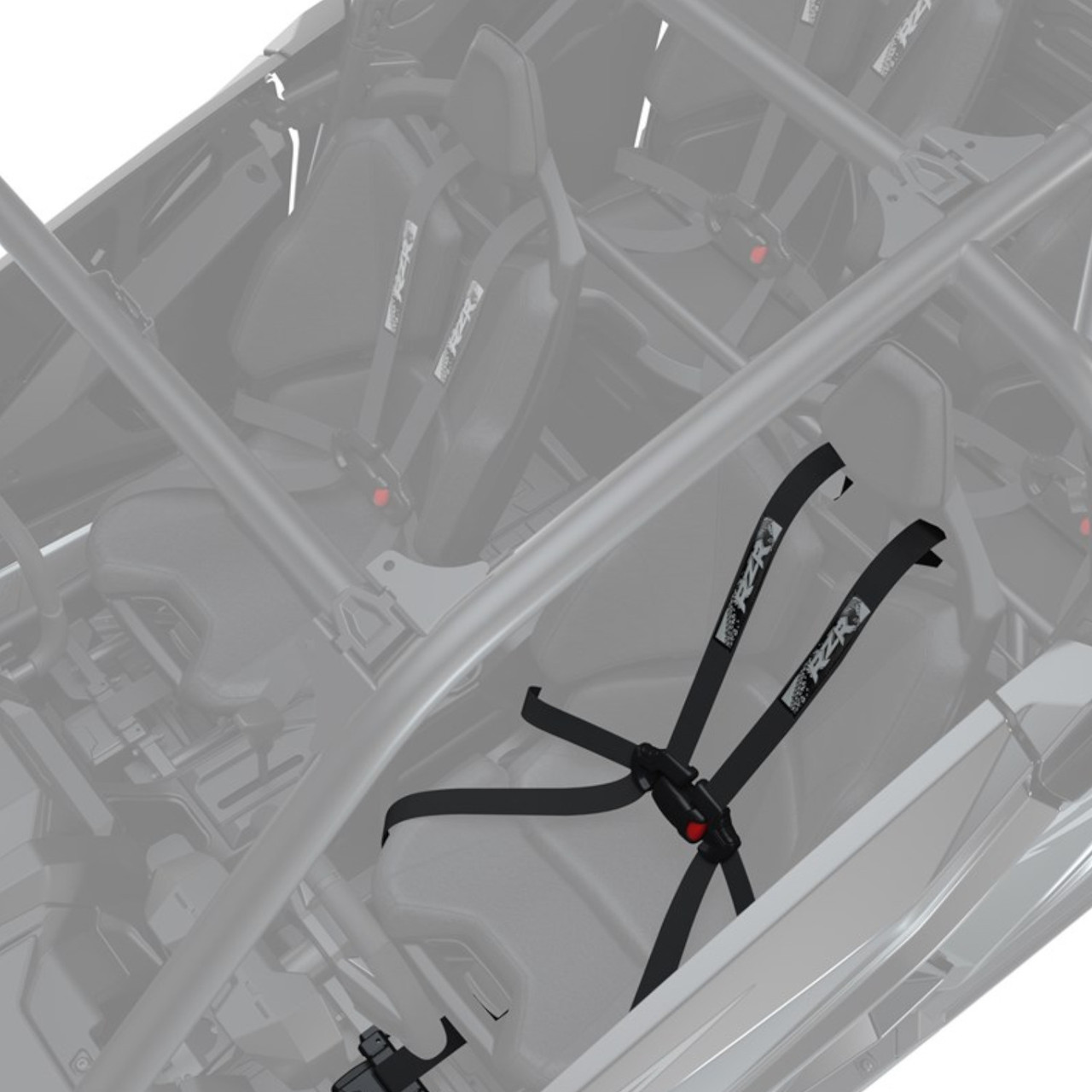 Polaris New OEM, Fully Adjustable 4-Seat Click 6 Driver Harness, 2884077