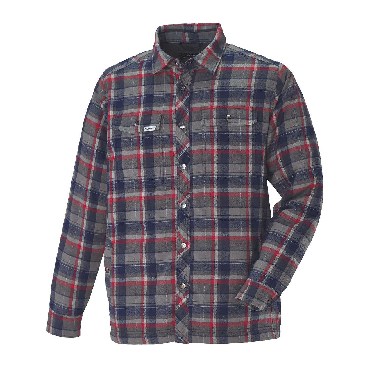 Polaris New OEM Flannel Jacket, Men's 2X-Large, 286086512