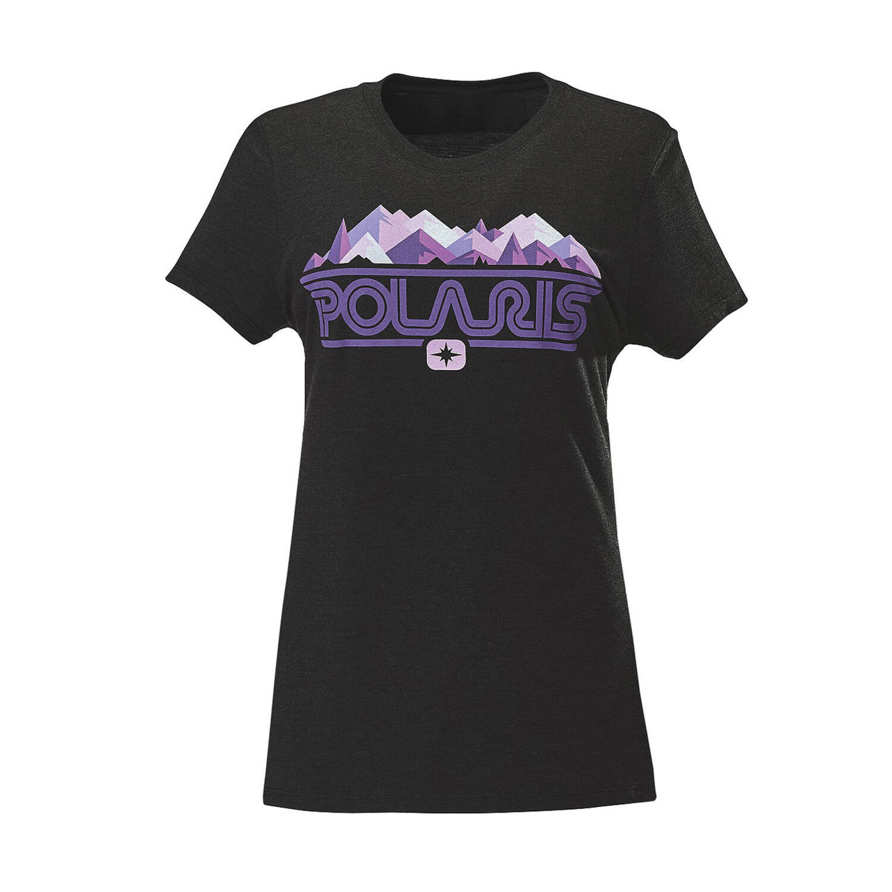 Polaris New OEM Women's Medium Logo'd Mountain Graphic T-Shirt, 286058003