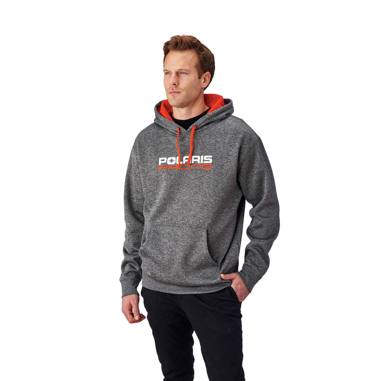 Polaris Snowmobile New OEM Men's Small Racing Hoodie with Logo, 286855902