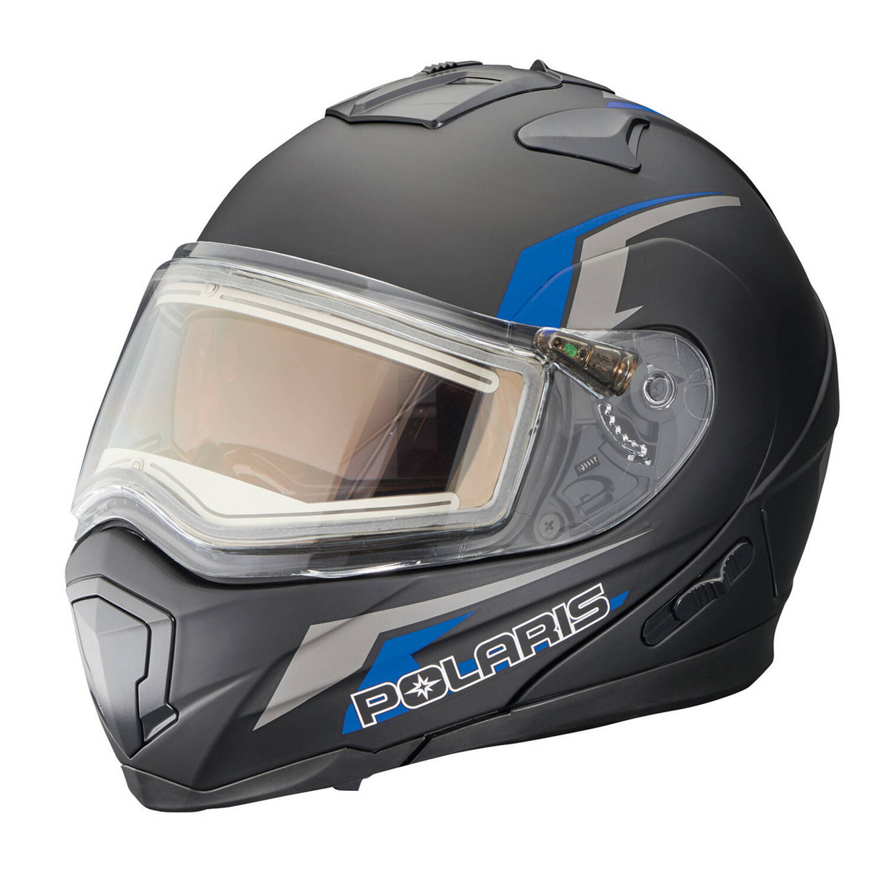 Polaris New OEM Adult Sm, Logo'd Modular 1.5 Electric Shield Helmet, 286855502