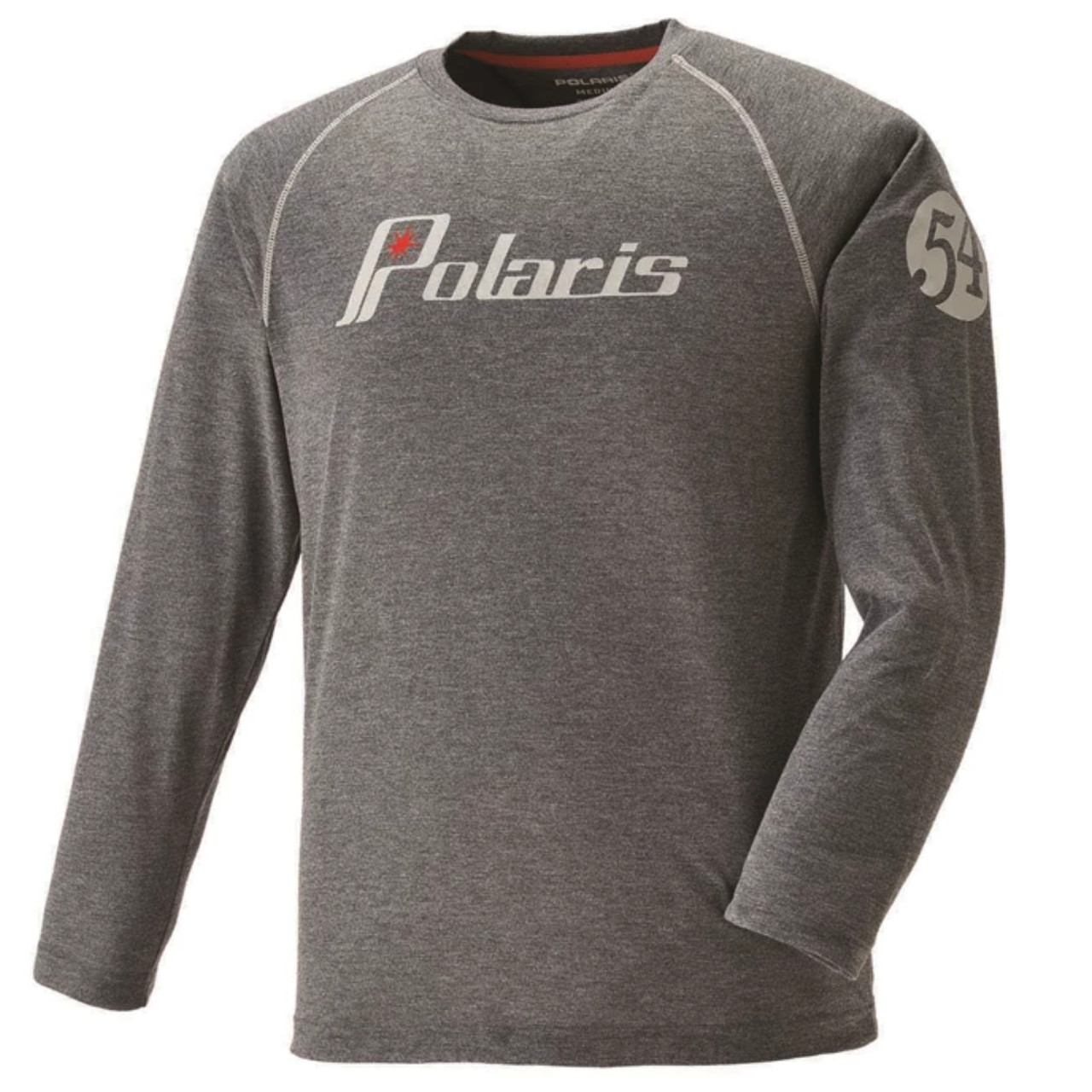 Polaris New OEM Long-Sleeve Retro Graphic Performance Shirt, Men's Small, 286857102