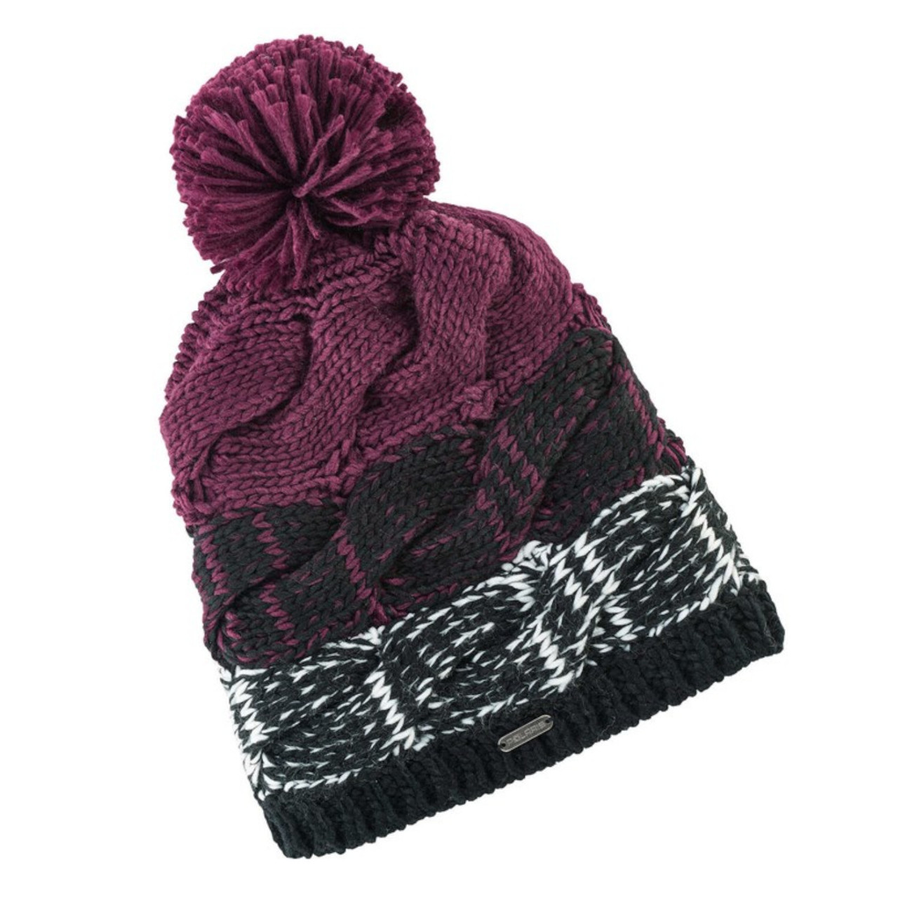 Polaris Snowmobile New OEM, Adult Women's, Cable Beanie with Pom Pom, 2868643