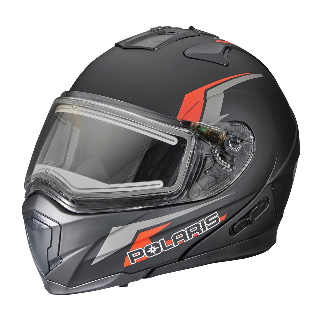 Polaris New OEM Adult 3XL, Logo'd Modular 1.5 Electric Shield Helmet, 286855414