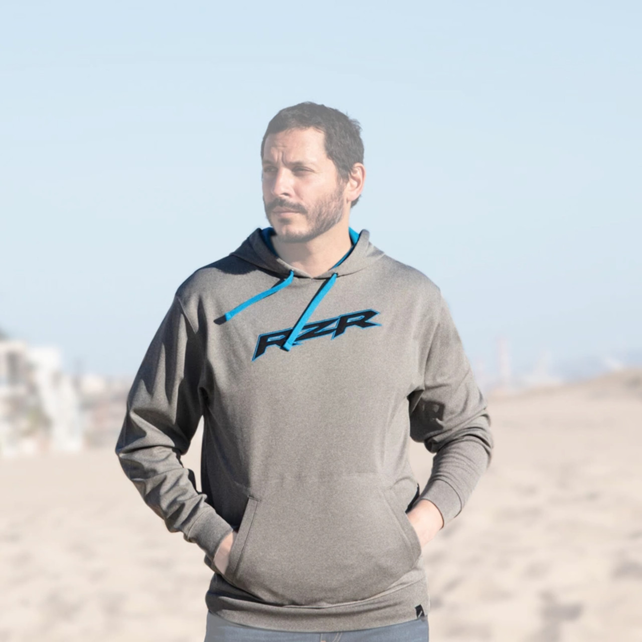 Polaris New OEM Vapor Hoodie Sweatshirt with RZR Logo, Men's 3X-Large, 286959314