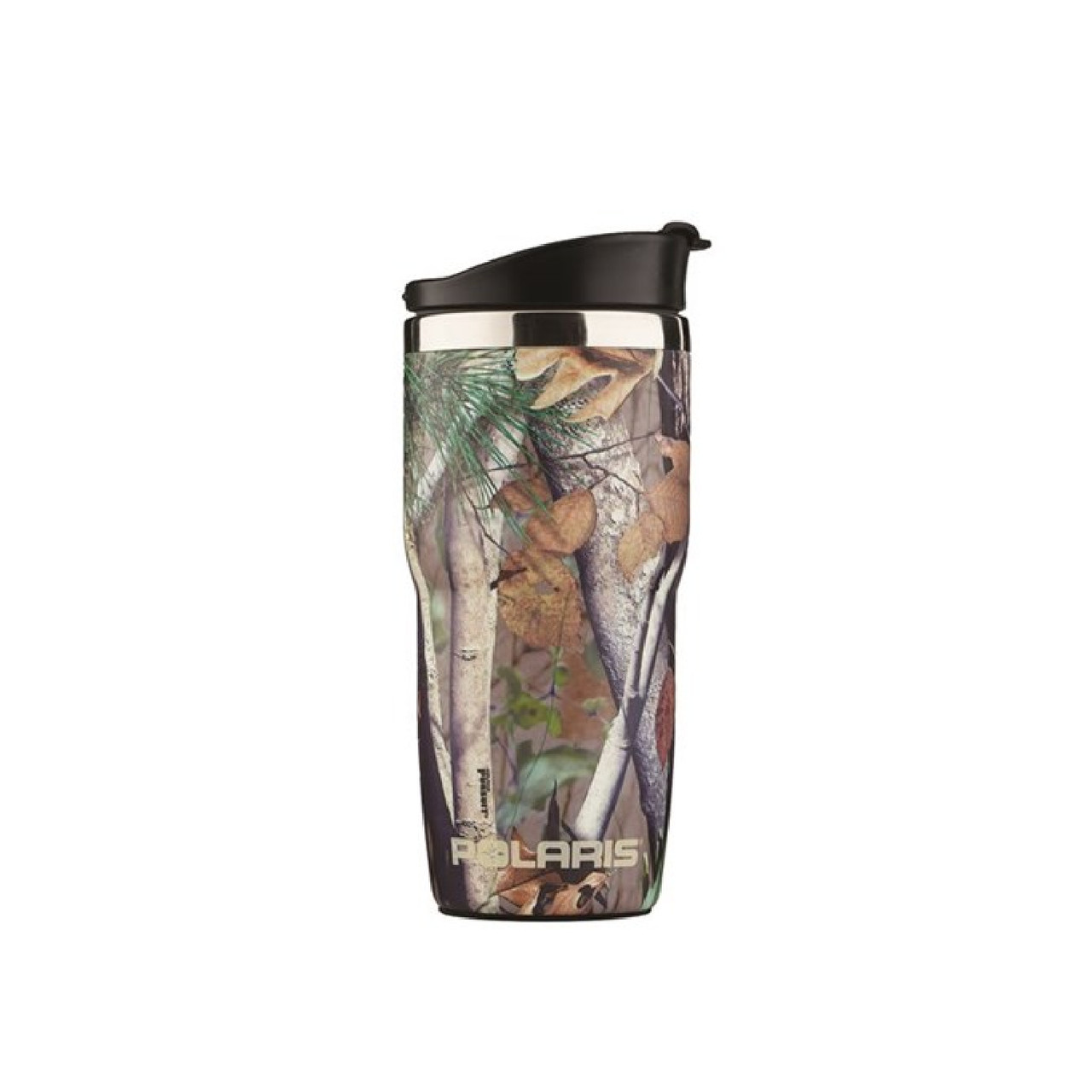 Polaris New OEM 16 oz. Stainless Steel Travel Mug, Polaris Pursuit Camo, 2867961